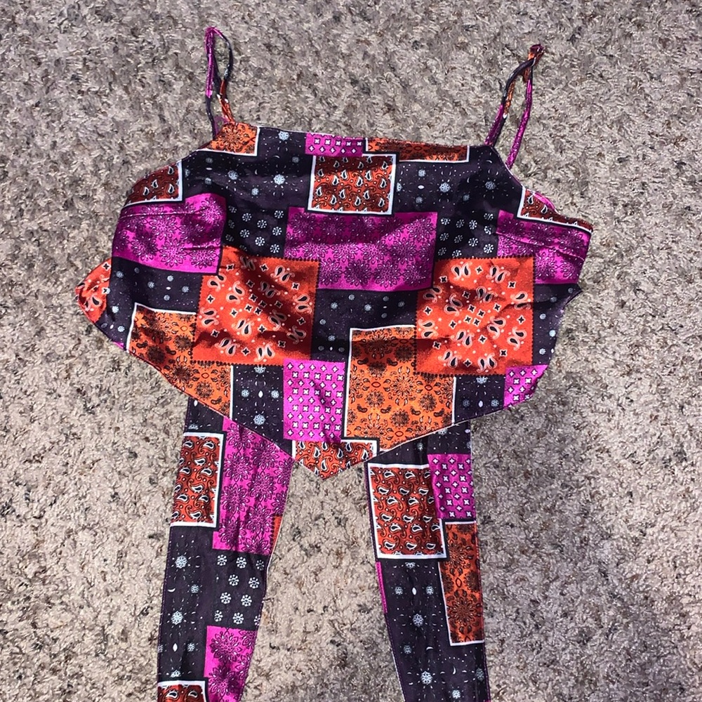 Silk scarf top